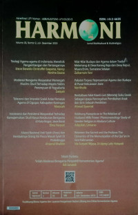 Image of Harmoni : jurnal multikultural & multireligius