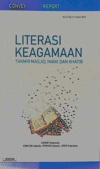 Image of Literasi keagamaan : takmir masjid,imam dan khatib