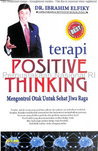Image of Terapi positive thinking ( mengontrol otak untuk sehat jiwa raga)