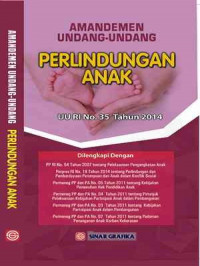 Image of Amandemen undang-undang perlindungan anak : (UU RI No.35 tahun 2014)