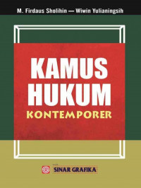 Image of Kamus Hukum kontemporer