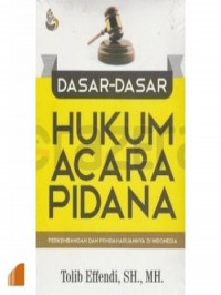 Image of Dasar-dasar hukum acara pidana; perkembangan dan pembaharuannya di Indonesia