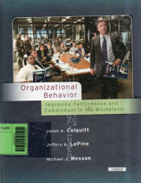 Image of Organizational Behavio:improving pervomance and commitment in the work place