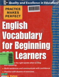 Image of English vocabulary for beginning esl learners