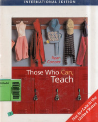 Image of Those who can, teach