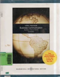 Image of Business Communication : Building critical skills