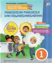 Image of Buku pendamping tematik terpadu pendidikan pancasila dan kewarganegaraan jilid 1: untuk SD/MI kelas I berdasarkan kurikulum 2013 (revisi 2016)