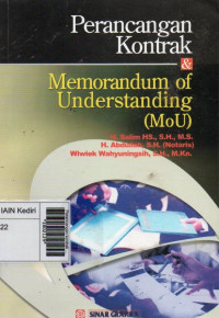 Image of Perancangan kontrak & memorandum of understanding (MoU)