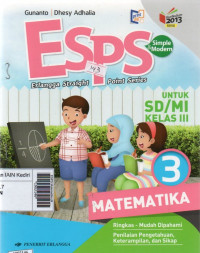 Image of ESPS Matematika jilid 3 : untuk SD/MI kelas III berdasarkan kurikulum 2013 revisi