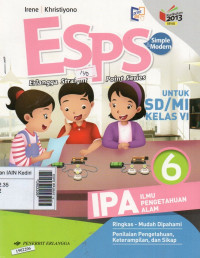 Image of ESPS IPA jilid 6 : untuk SD/MI kelas VI berdasarkan kurikulum 2013 revisi