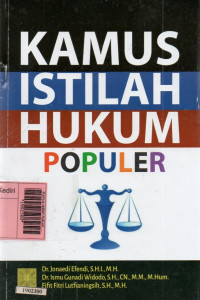 Image of Kamus istilah hukum populer