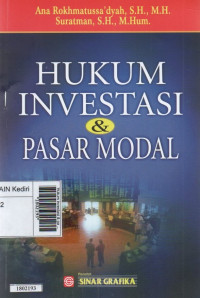 Image of Hukum investasi & pasar modal
