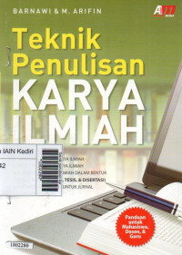 Image of Teknik penulisan karya ilmiah