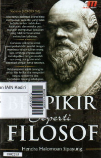 Image of Berpikir seperti filosof