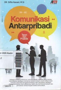Image of Komunikasi antarpribadi : teori dan praktik