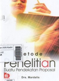 Image of Metode penelitian : Suatu pendekatan proposal