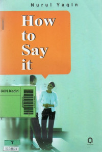 Image of How to say it