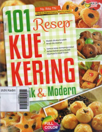 Image of 101 resep kue kering klasik dan modern