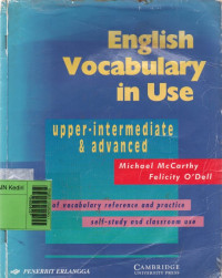 Image of English vocabulary in use : upper intermediate and advanced