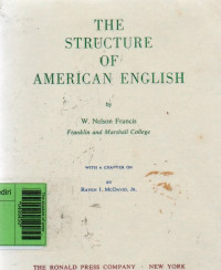 Image of The stucture of american english
