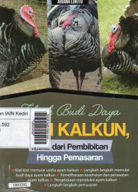 Image of Teknik budi daya ayam kalkun, mulai dari pembibitan hingga pemasaran