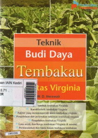 Image of Teknik budi daya tembakau varietas virginia