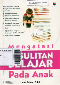Image of Mengatasi kesulitan belajar pada anak