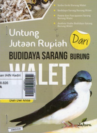 Image of Untung jutaan rupiah dari budidaya sarang burung walet