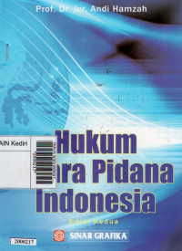 Image of Hukum acara pidana Indonesia