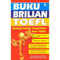 Image of Buku brilian toefl : strategi sukses tingkatkan skor toefl