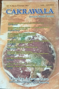 Image of Cakrawala : Jurnal Studi Islam Vol. IV, No. 2, Desember 2007