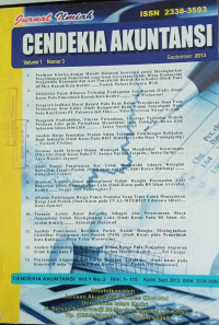 Image of Cendekia akuntansi: Jurnal Ilmiah