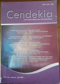 Image of Cendekia: Jurnal Kependidikan dan Kemasyarakatan