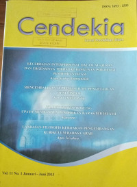 Image of Cendekia : Jurnal Pendidikan Islam Vol. 11 No. 1 Januari - Juni 2013