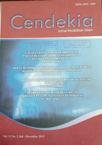 Image of Cendekia : Jurnal Pendidikan Islam Vol. 11 No. 2 Juli - Desember 2013