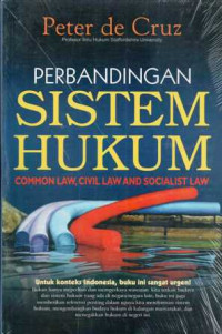 Image of Perbandingan sistem hukum : Common law, civil law and socialist law