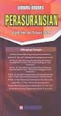 Image of Undang-undang perasuransian : UU RI No.40 Tahun 2014