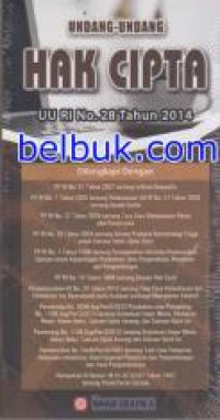 Image of undang-undang hak cipta UU RI No. 28 Tahun 2014
