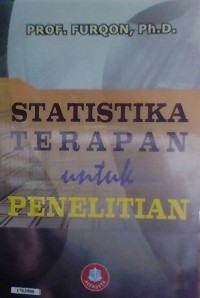 Image of Statistik terapan untuk penelitian