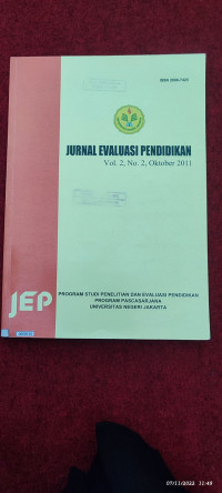Image of JURNAL EVALUASI PENDIDIKAN