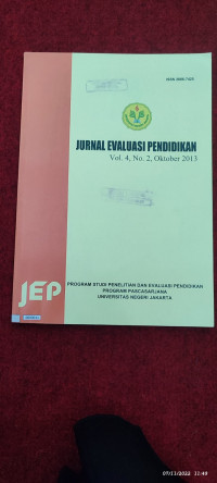 Image of JURNAL EVALUASI PENDIDIKN