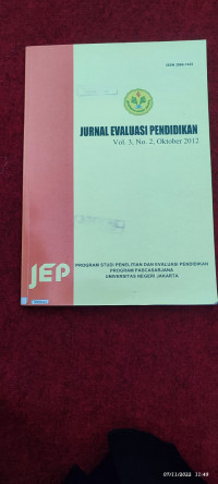 Image of JURNAL PENDIDIKAN EVALUASI