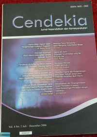 Image of Cendekia : Jurnal Kependidikn dan Kemasyarakatan