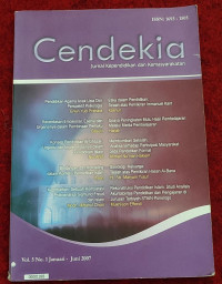 Image of Cendekia : Jurnal Kepedendidikan dan Kemasyarakatan