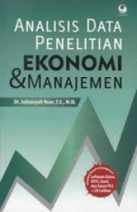 Image of Analisis data penelitian ekonomi & manajemen