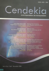 Image of Cendekia: Jurnal Kependidikan dan Kemasyarakatan