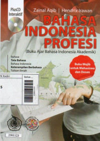 Image of Bahasa Indonesia profesi : buku ajar Bahasa Indonesia akademik