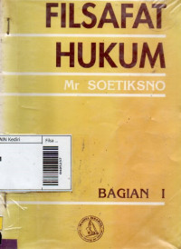 Image of Filsafat hukum : bagian 1