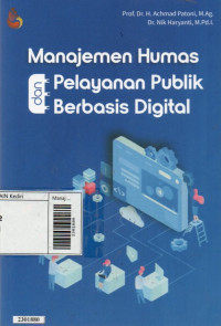 Image of Manajemen humas dan pelayanan publik berbasis digital