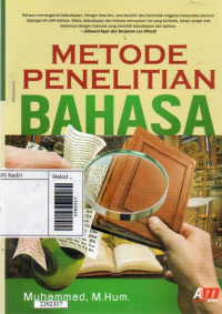 Image of Metode Penelitian Bahasa